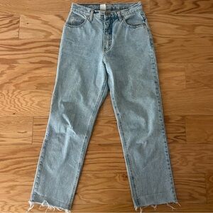 Vintage Light Blue Women's Straight Leg Jeans